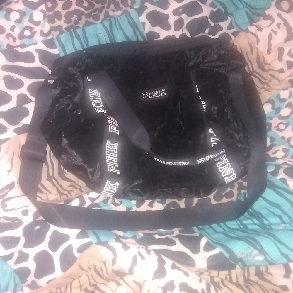 VS PINK mini varsity duffle bag